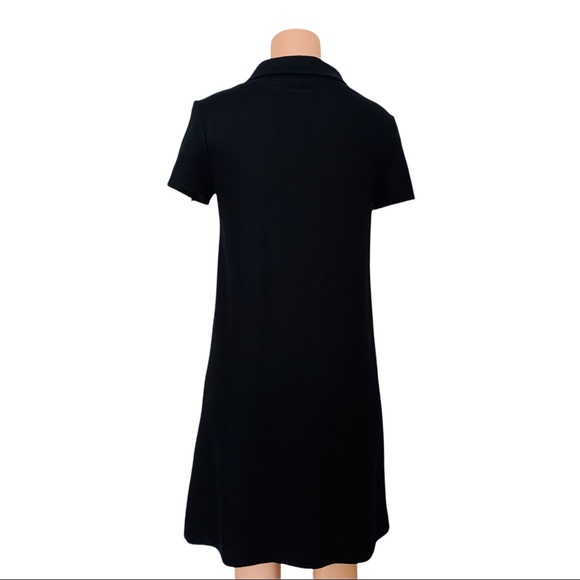 Fendi Black Short Sleeve Lambswool Dress Size EU 40 US 4 - Picture 10 of 11
